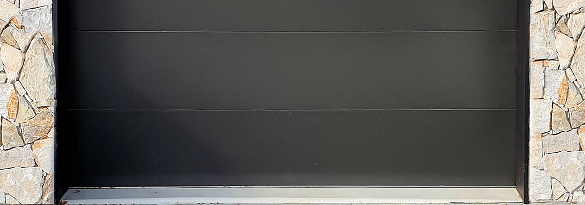 Overhead Black Garage Door Installation in Bradenton, Florida